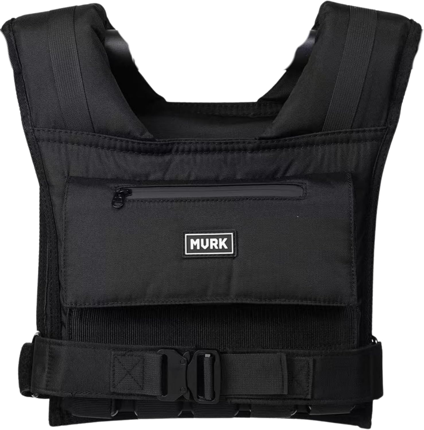 mvrk weighted vest men 15lbs | 25lbs | 35lbs | 45lbs | 65lbs | 80lbs | 100lbs - weighted workout vest with removable iron weights, heavy duty weighted exercise vest for functional training & calisthenics - weight vest for men