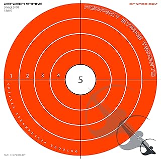 Perfect Strike Archery Targets. Orange OPS No. 009 Heavy Paper Targets. Great for Practice Outdoors or at The Range. (12