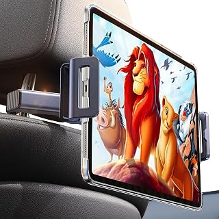 LISEN 아이패드 홀더 뒷좌석 헤드레스트 태블릿 홀더, 자동차용, 자동차 태블릿 마운트 | Road Trip Essentials 액세서리, 여성, 남성, 아동용, Fire HD 2026 아이패드 프로 11/13인치 에어, 아이폰, 갤럭시 탭, 4.7-12.9인치 장치
