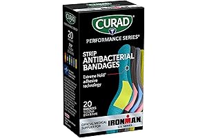 Performance Series IRONMAN Antibacterial Curad Fabric Bandages