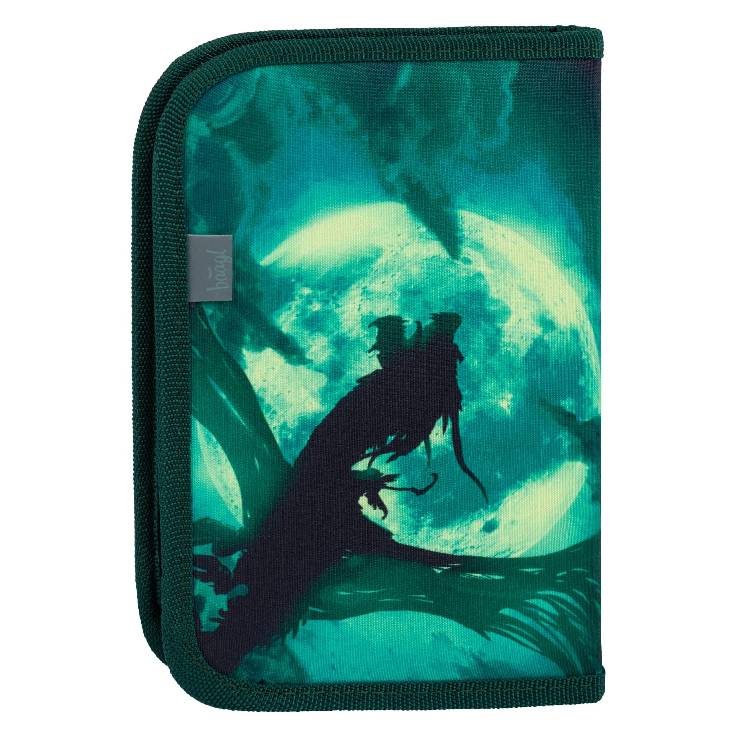 Baagl Dragon Pencil Case for Boys and Girls - Spacious Storage - Durable Material - Fashionable Design - 20 x 15 x 3 cm - Image 2