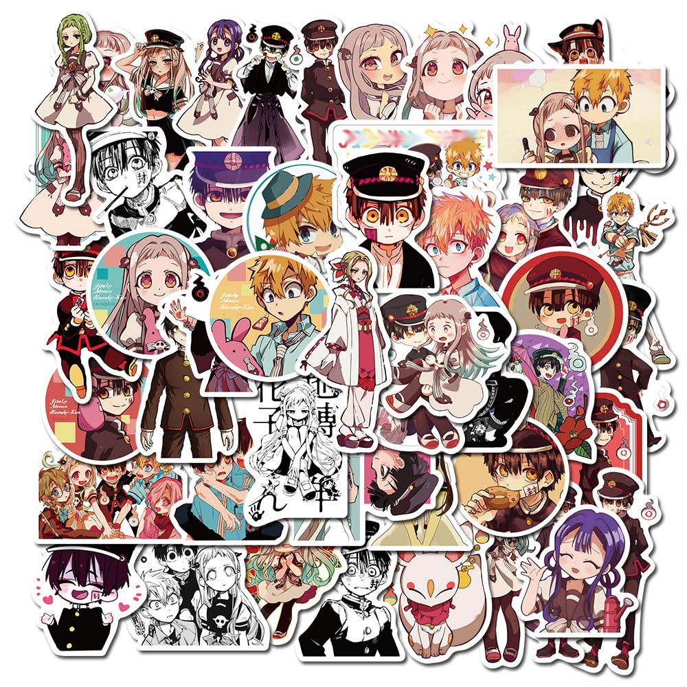 50 Hanako Kun Aufkleber - Wasserdichte Manga Sticker Für Tassen Und Skateboards