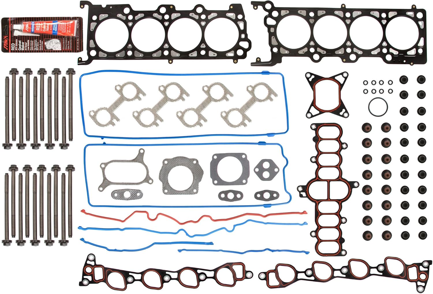 Evergreen HSHB8-21108 Cylinder Head Gasket Set Head Bolt
