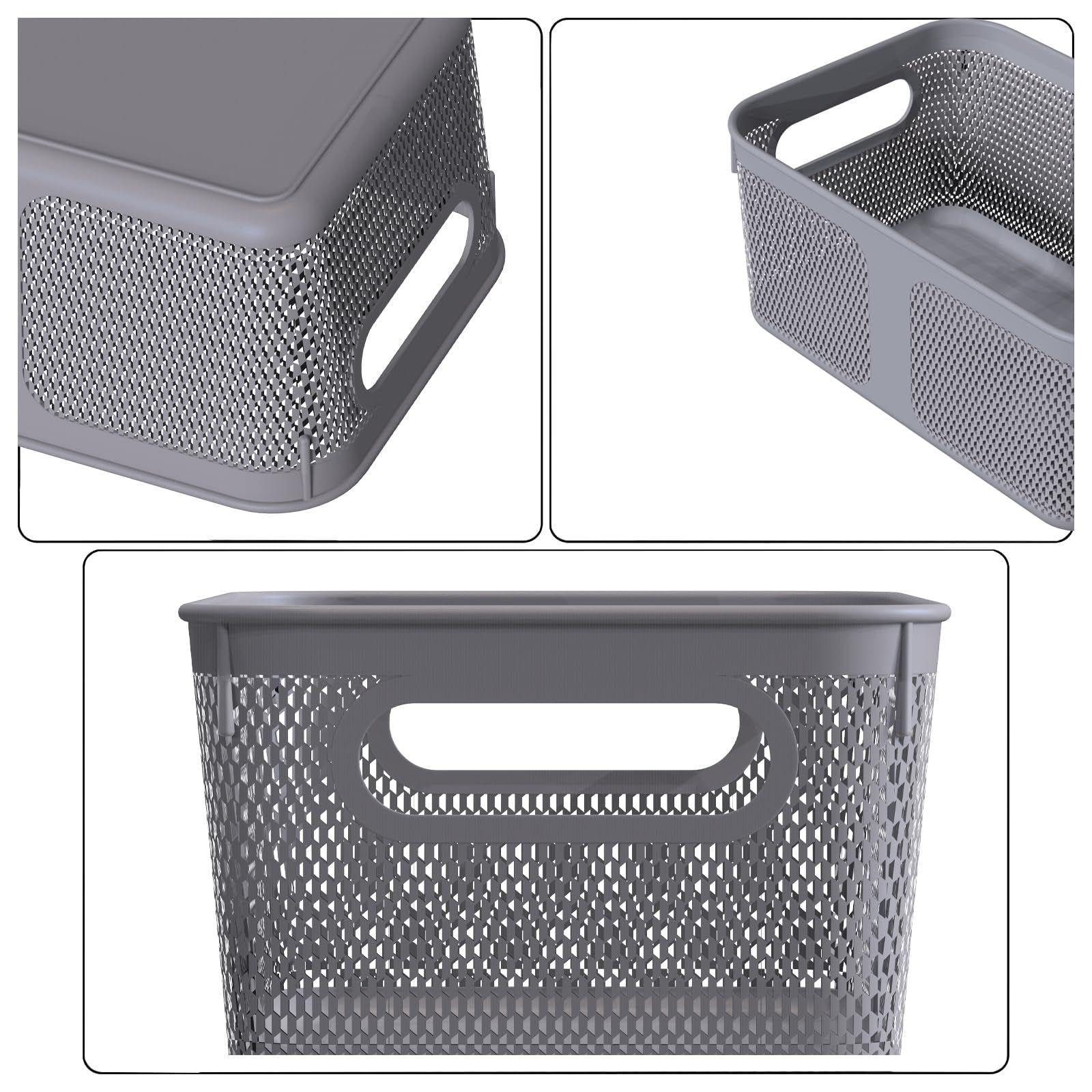 白黒プラスチックバスケット Amazon.co.jp: Frcctre 編みプラスチック収納バスケット 9.25インチ x