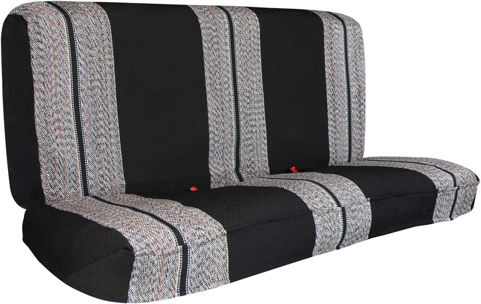 Saddle Blanket Black Full Size Pickup Trucks Bench Seat Cover Universal Work with Bench Seats