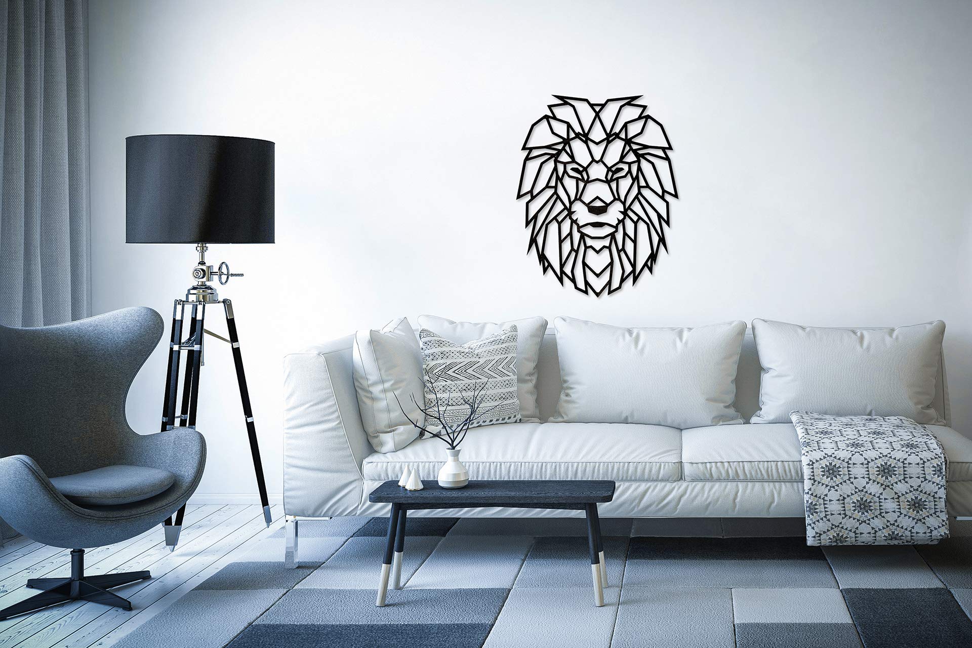 EWA Eco-Wood-Art - Lion - Puzzle Mural en Bois - Puzzle pour Adultes et Adolescents - Assemblage sans Colle - 250 pièces