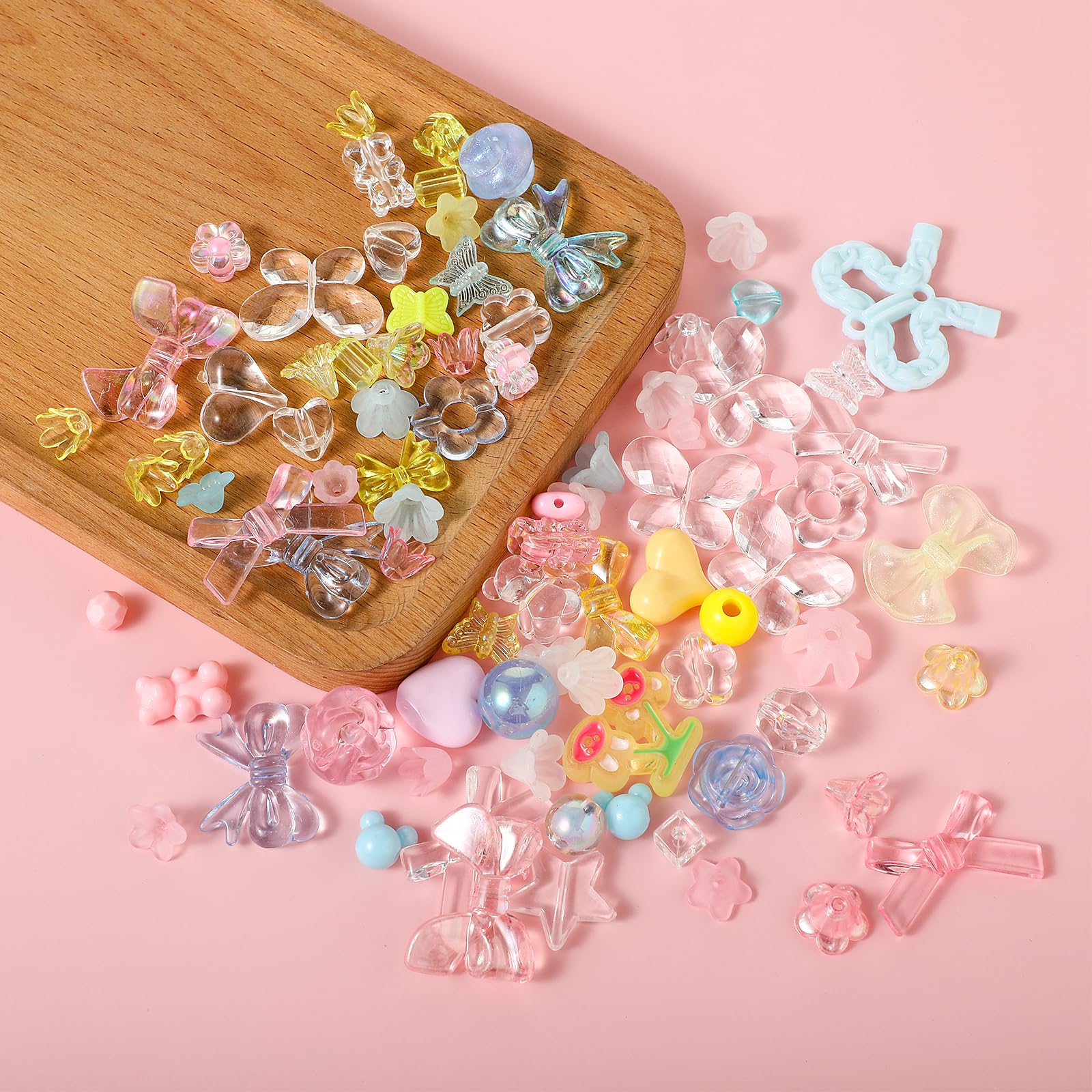 YIEUR 250 stuks ronde acryl gemengde kleur CRAFT_BEAD (150g YIEUR 250 stuks ronde acryl gemengde kleur CRAFT_BEAD (150g