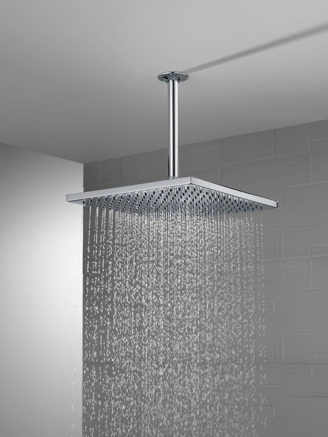 DELTA FAUCET 52159-25 Single-Setting Metal Raincan Head, Without Shower Arm, Chrome - Image 2