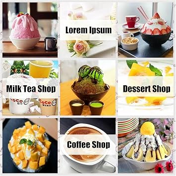 Commercial Ice Crusher Shaved Ice Machine,Ice Shaver Automatic Snow Cone Maker, Thickness Adjustable (180KG)