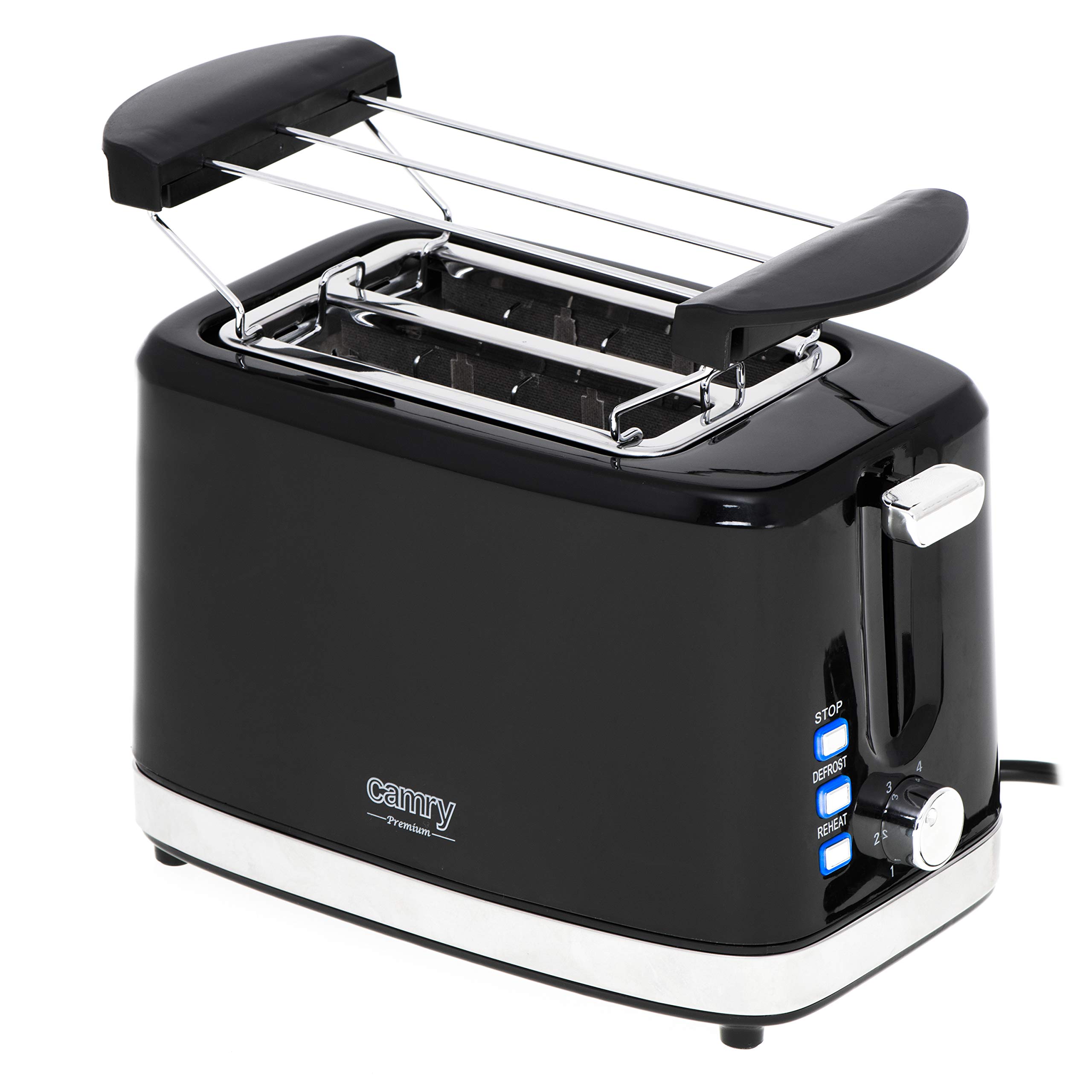 CAMRY CR 3218 2-Scheiben Toaster, Schwarz