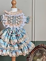 Vista 178 de Vestido de princesa de encaje para perros pequeños y pequeños extragrandes, color negro, talla L