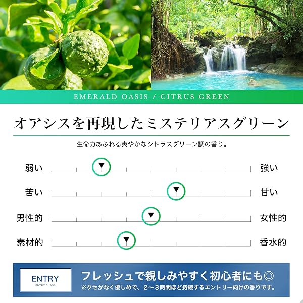 NILE 香水 エメラルドオアシス シトラスグリーン メンズ レディース オードトワレ 50ml - 4