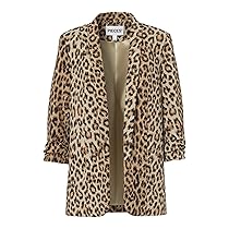 Pieces Blazer da Donna, Naturale, AOP: Leo, L