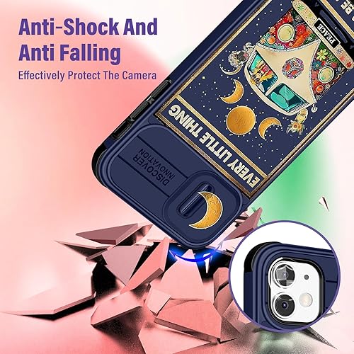 Miniatura 586 de Funda 2 en 1 para iPhone 11 para mujer, linda funda para teléfono para niñas, diseño de mariposas y flores, diseño Kawaii bonito y único con funda