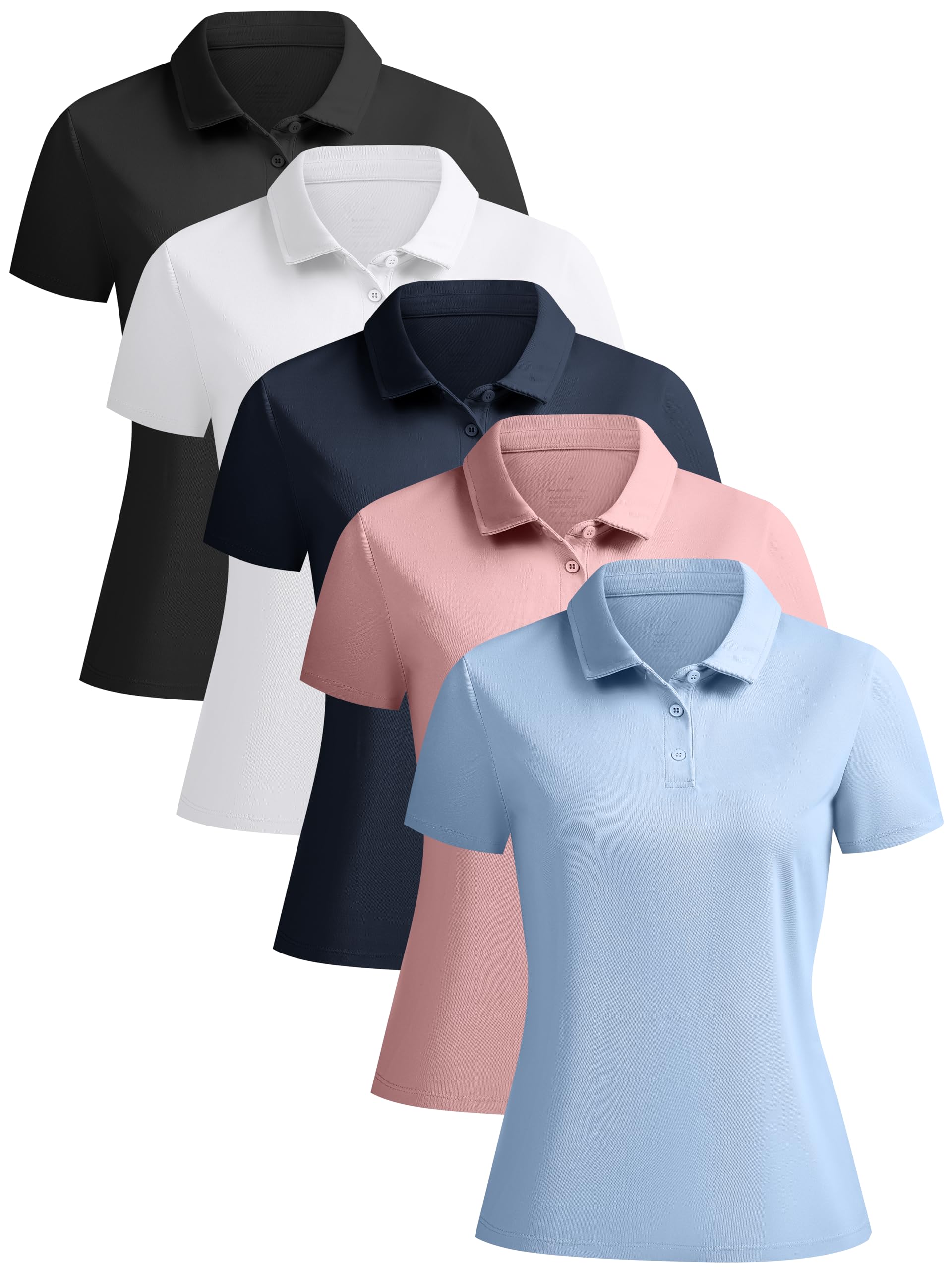 NebuKinex 5 Pack Women's Polos