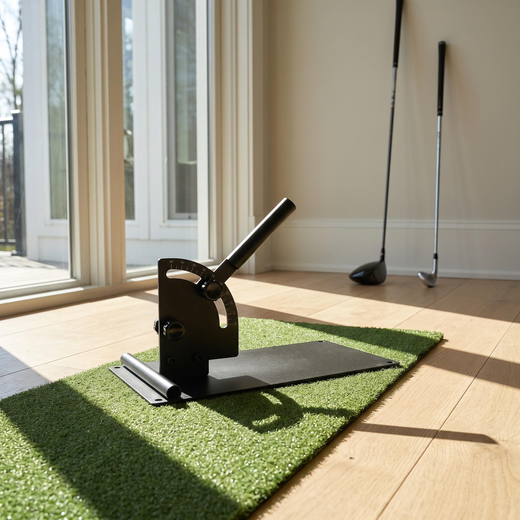 POPETPOP Soporte de Alineación para Palo de Golf, Hierro Negro para