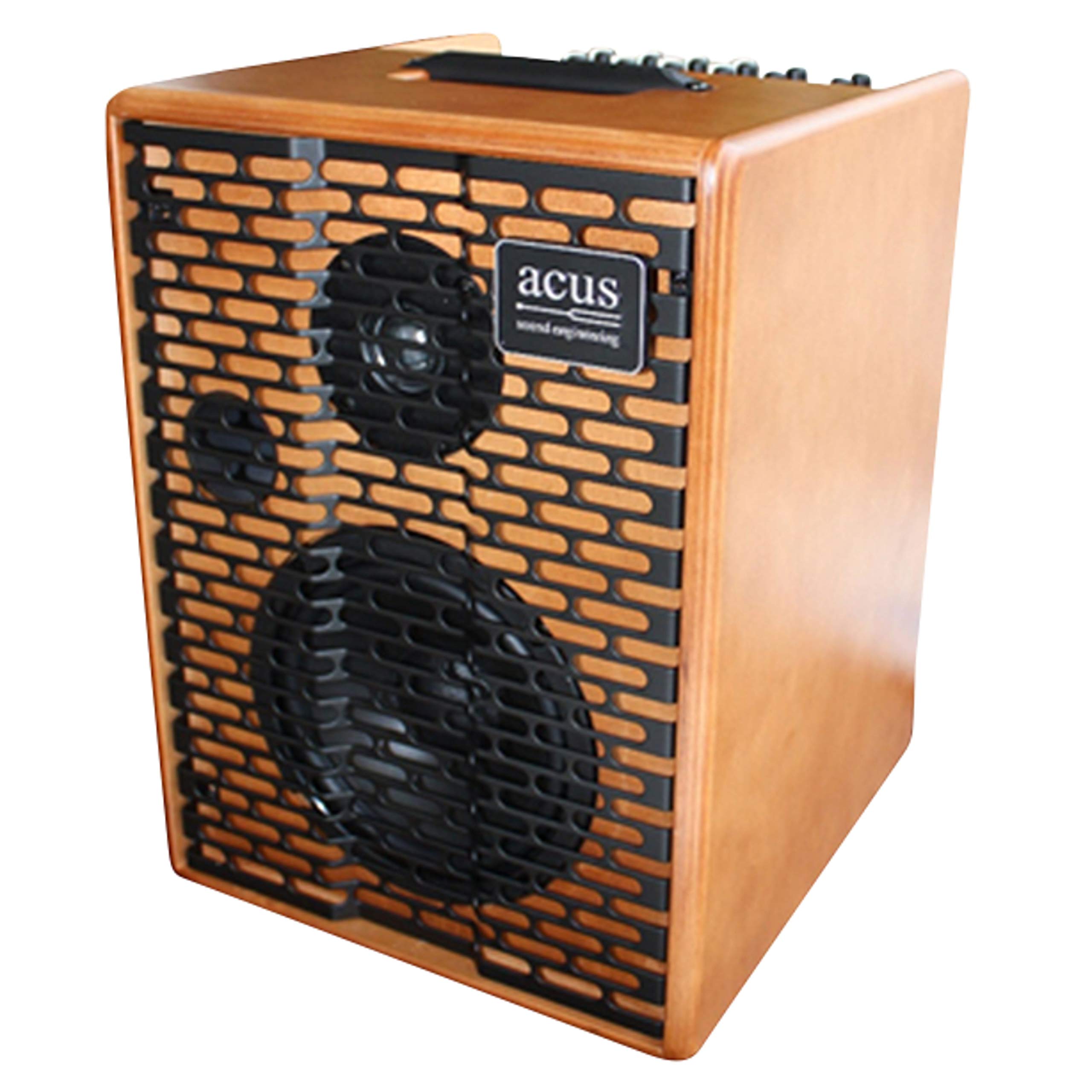 03000611 OneforStreet Amplificatore per chitarra acustica a batteria, in legno