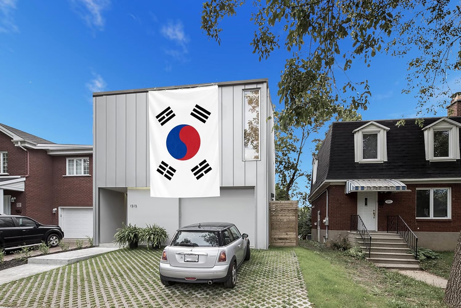 South Korea Extra Large Flag 6x10FT Giant South Korean National Polyester Flag With 3 Grommets For Patriotic South Korean Themed Festival Events Party Decoration(South Korea, 6x10FT)