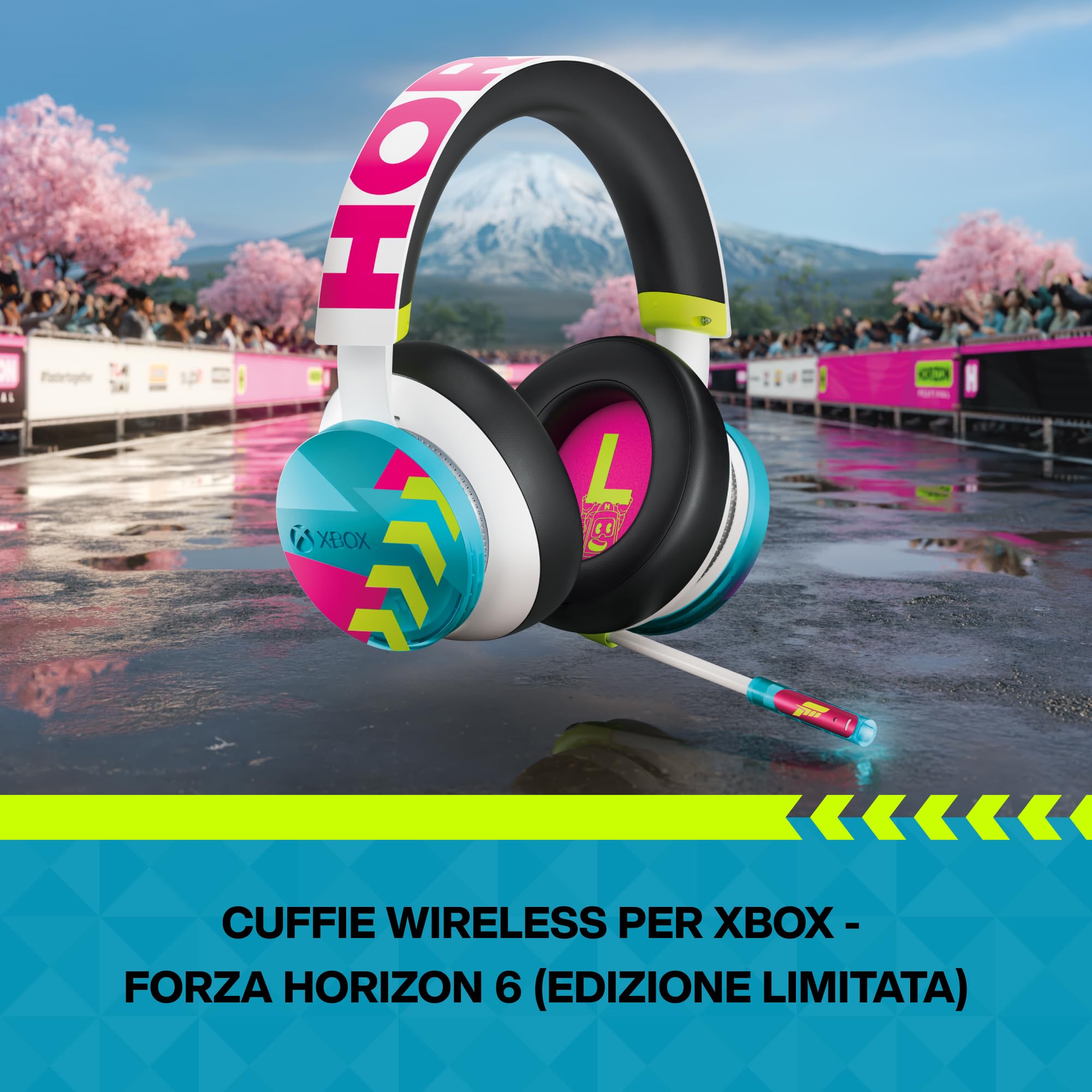 Xbox Cuffie Wireless Forza Horizon 6 (Edizione limitata) Series X|S, One, PC e dispositivi abilitati per il cloud