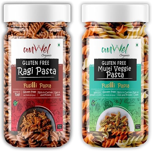 Amwel Ragi Power Pasta - 220g x 2