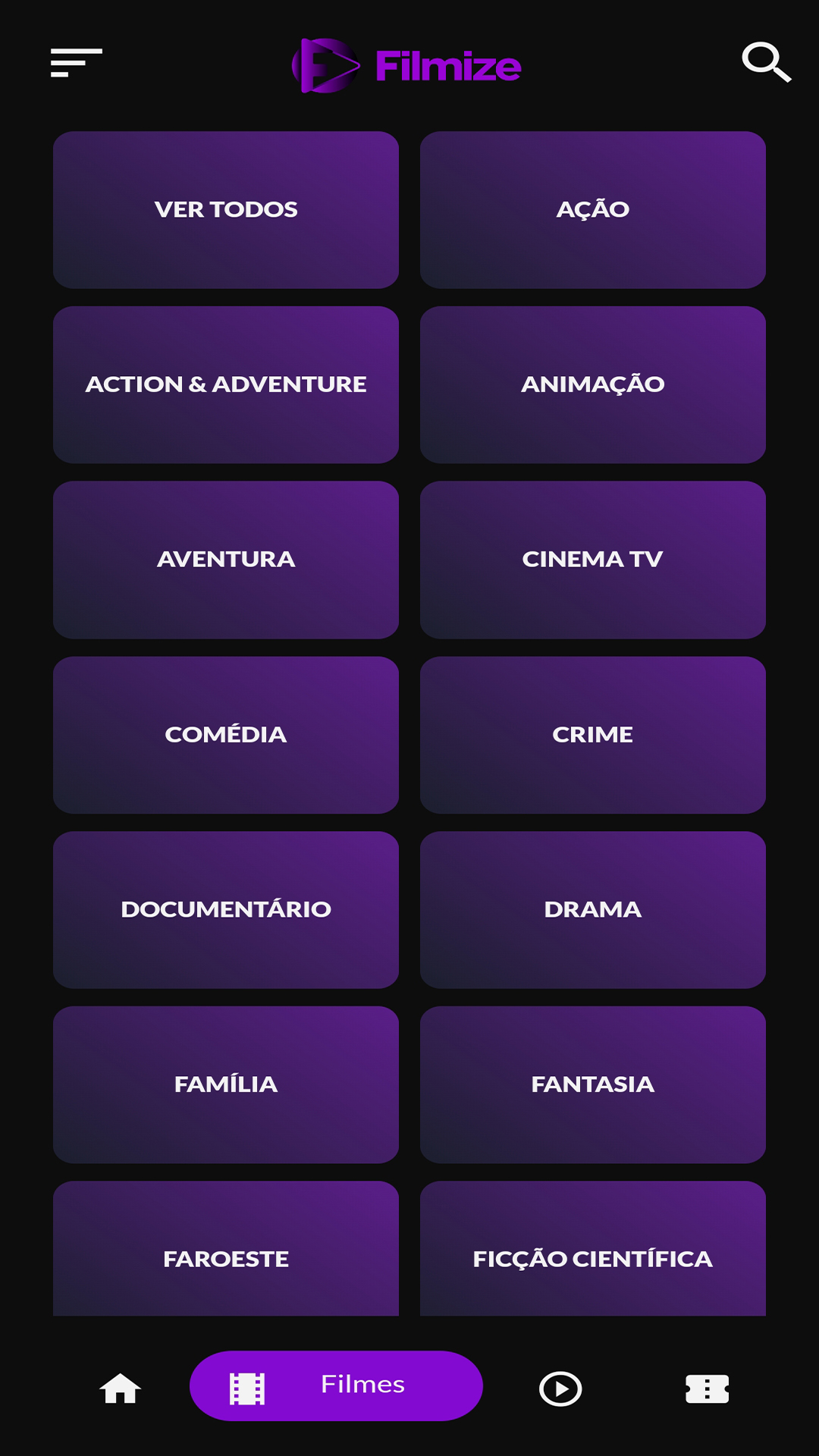 Filmize Plus - Filmes e Séries - Aplicativo na Amazon Appstore
