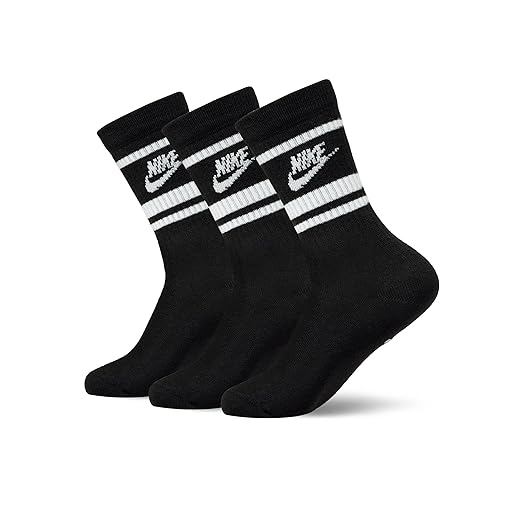 Nike Meias esportivas unissex essenciais para uso diário (pacote com 1)