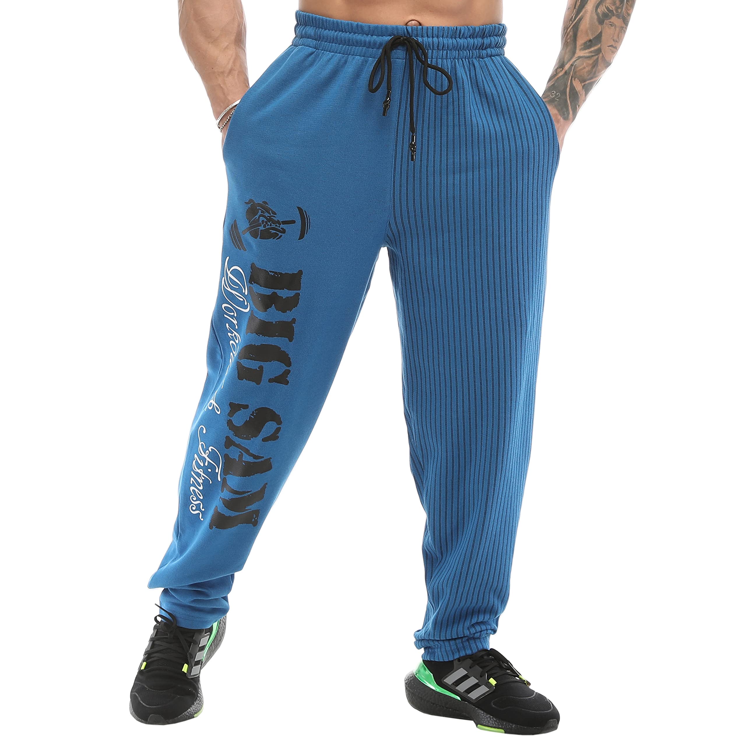 Pantalon de survêtement homme avec poches zippées pour musculation - 8