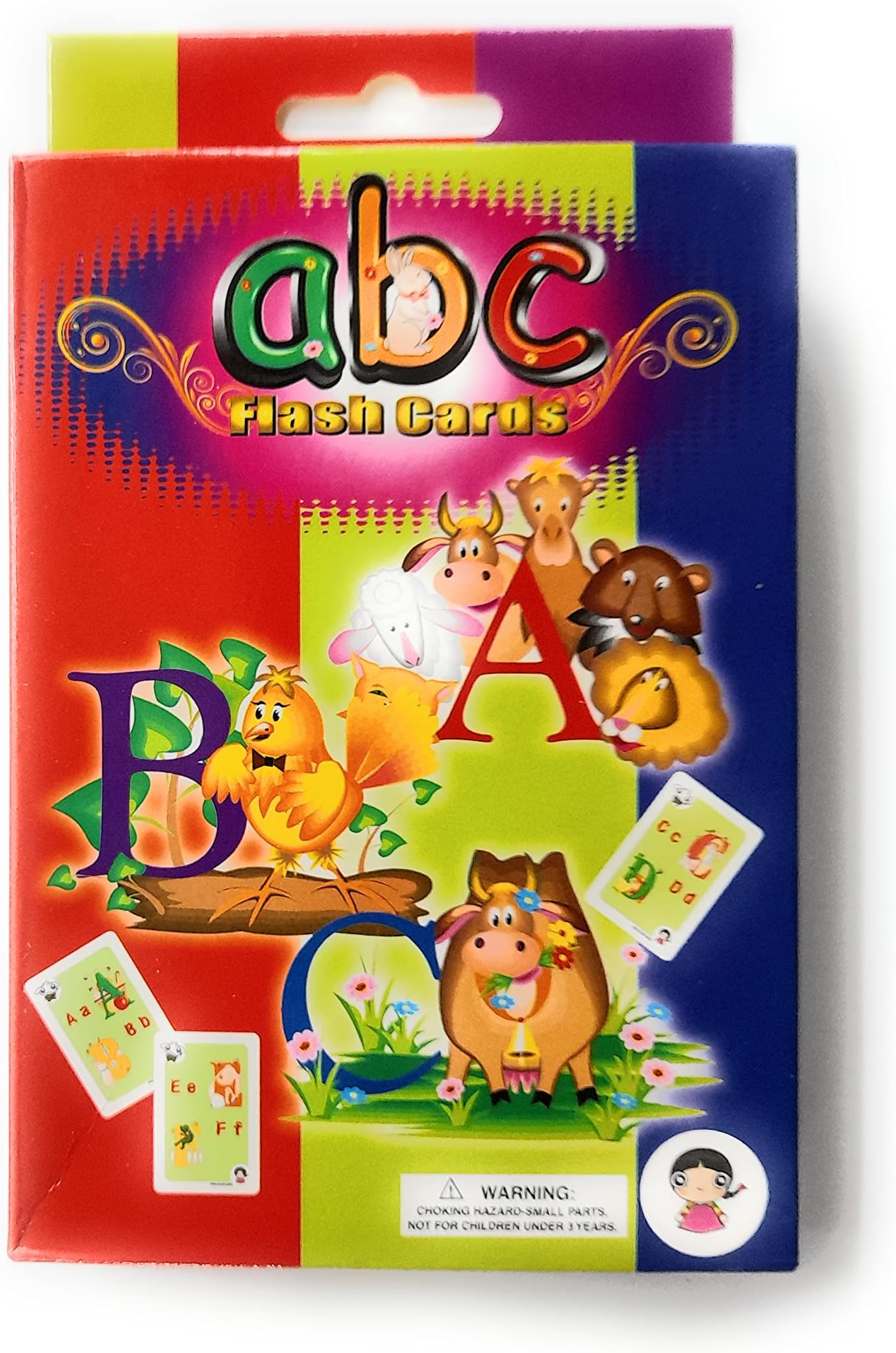 Ditya Crafts Flash Cards for Kids, Early Learning ABCD Flash Cards Easy & Fun Way of Activity for Pre-School Learning ( Big and Small ABCD Flash Card)