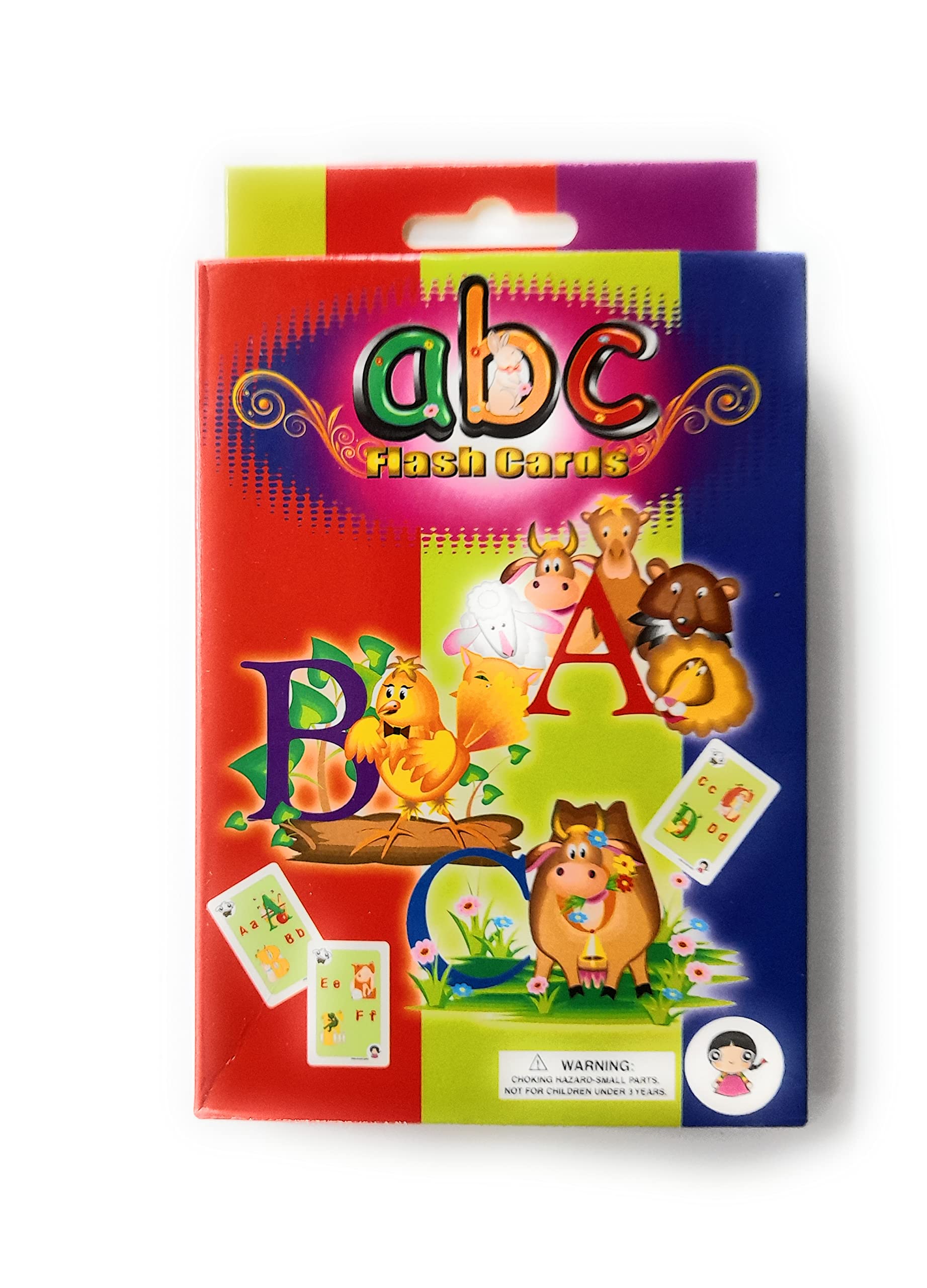 Ditya Crafts Flash Cards for Kids, Early Learning ABCD Flash Cards Easy & Fun Way of Activity for Pre-School Learning ( Big and Small ABCD Flash Card)