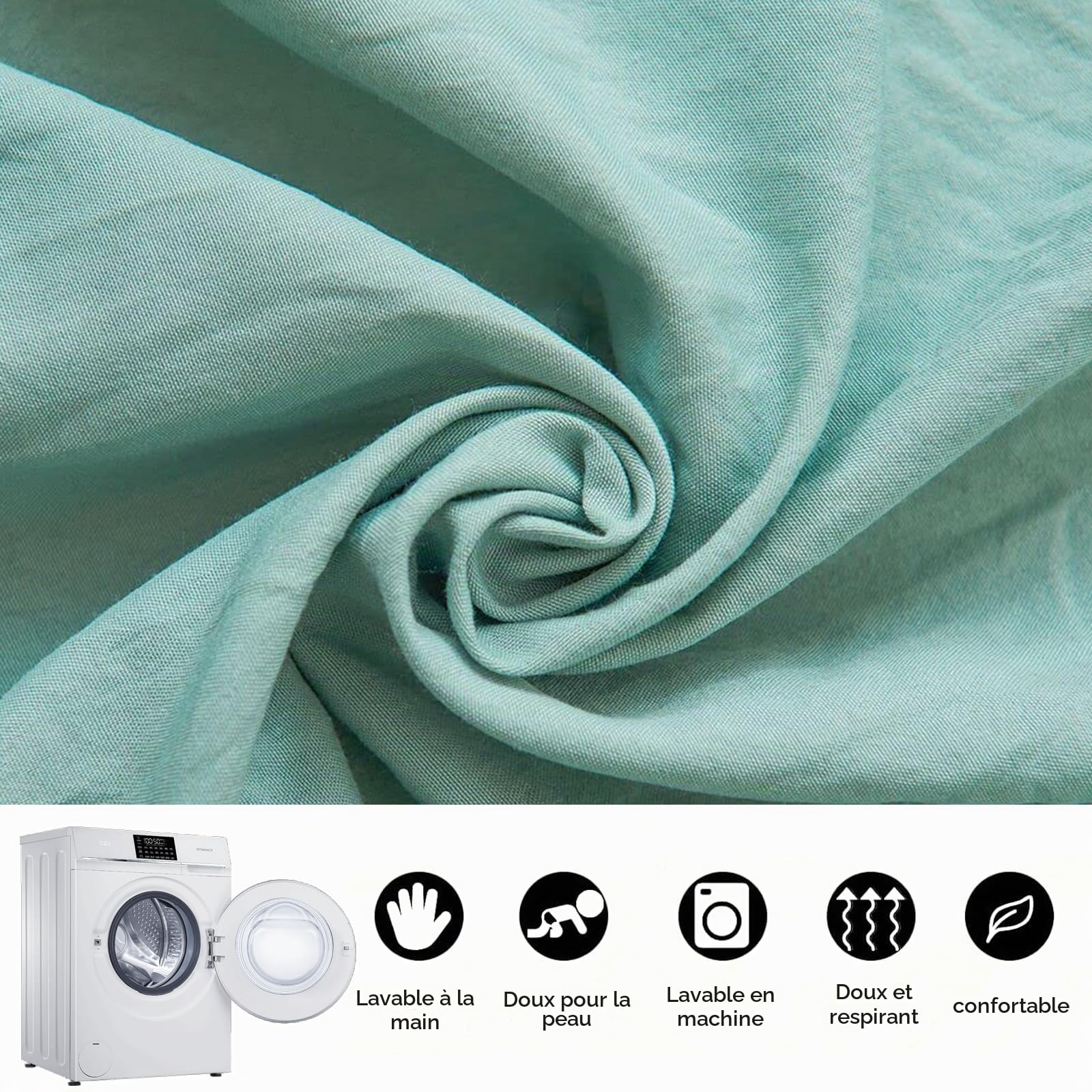 Grand ciel de lit pour enfants - Moustiquaire ronde en forme de dôme - Tente de jeu princesse pour filles - Décoration de chambre d'enfant - Ciel de lit confortable et doux pour enfants