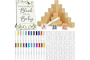 111 Piece Baby Shower Stencil Decoration Kit