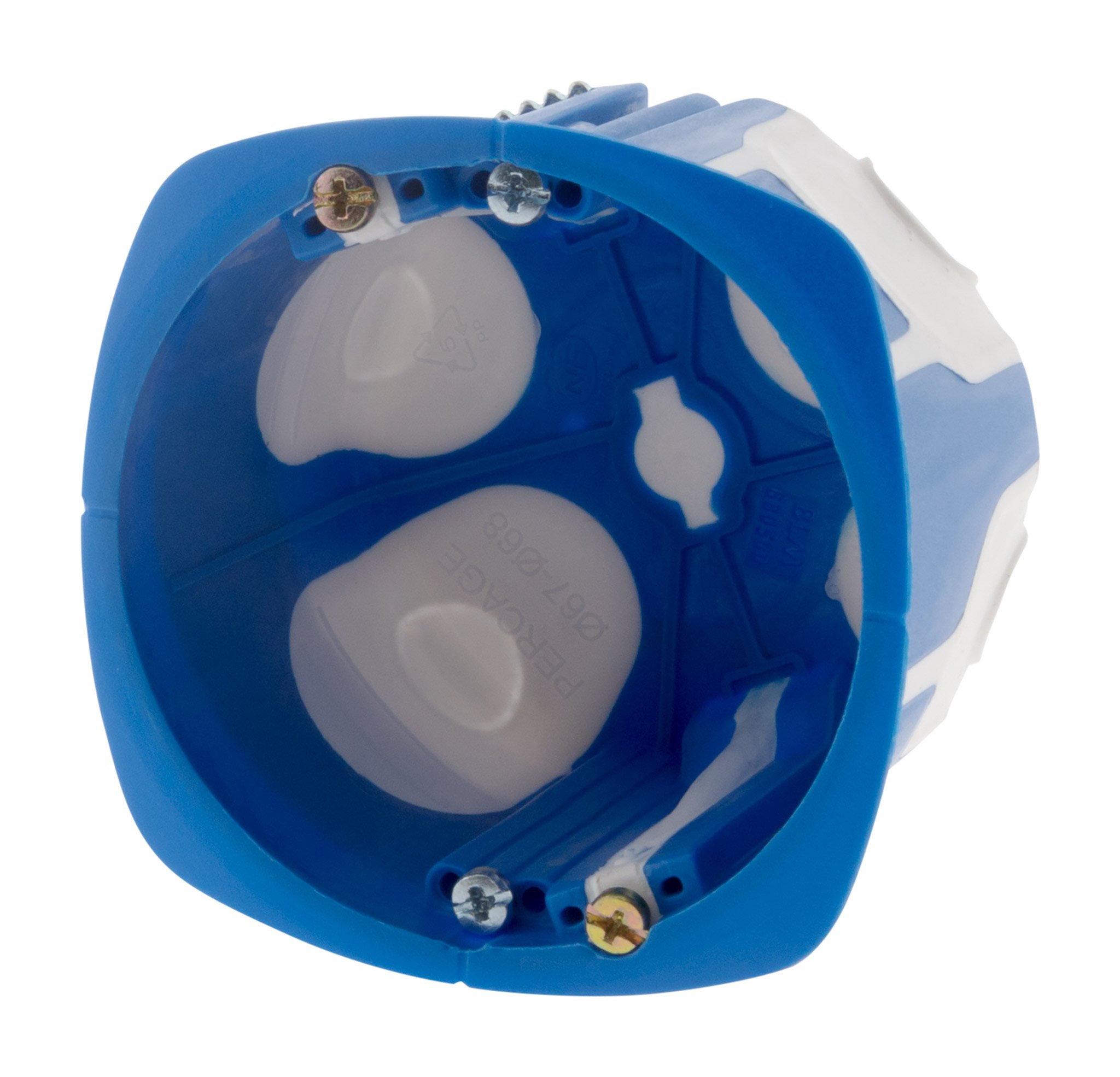 BLM Lot de 10 boîtes encastrement No Air Multimat 67x 50mm - Bleu