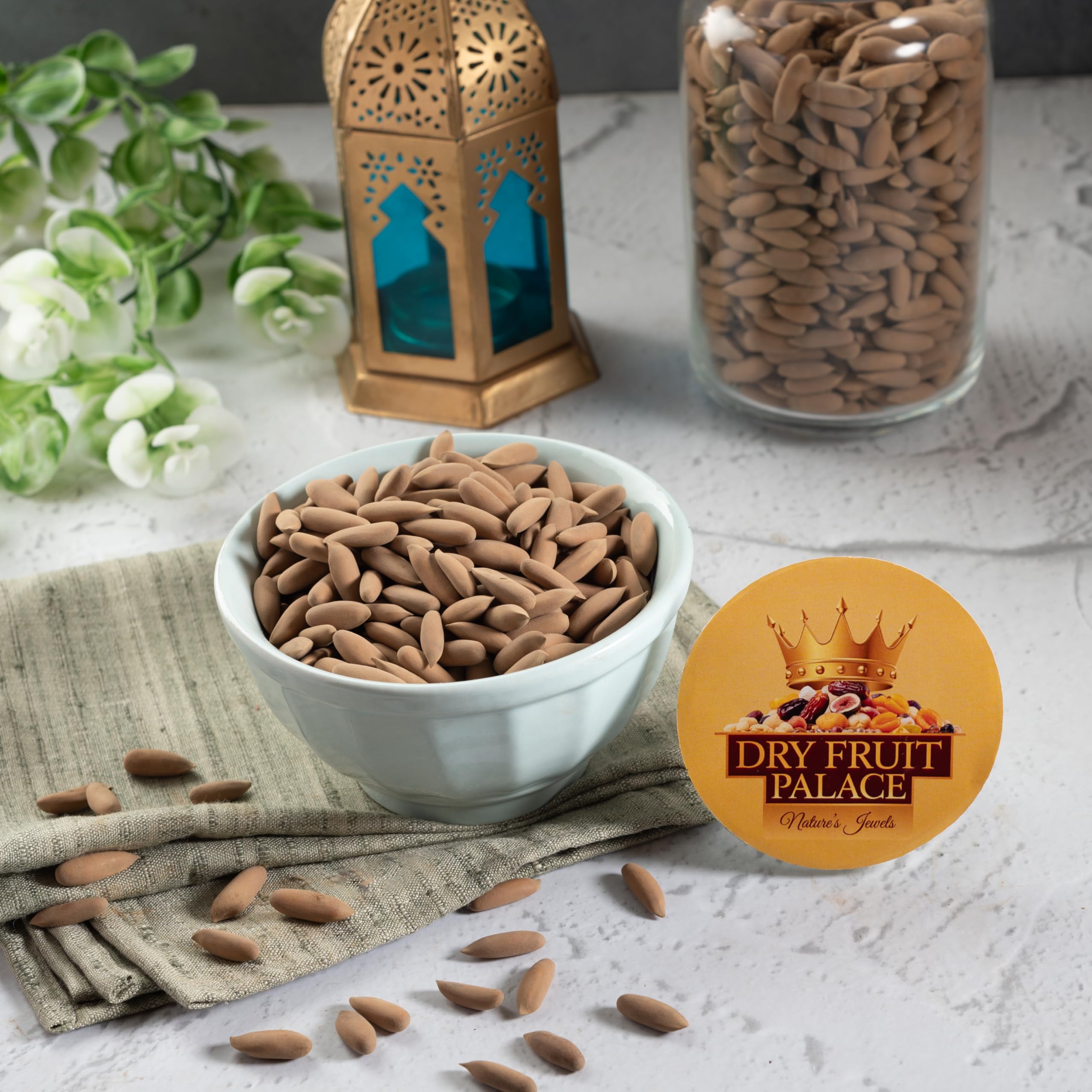 Dry Fruit Palace Premium Pine Nuts, Raw Natural Pinenuts (50 gm)