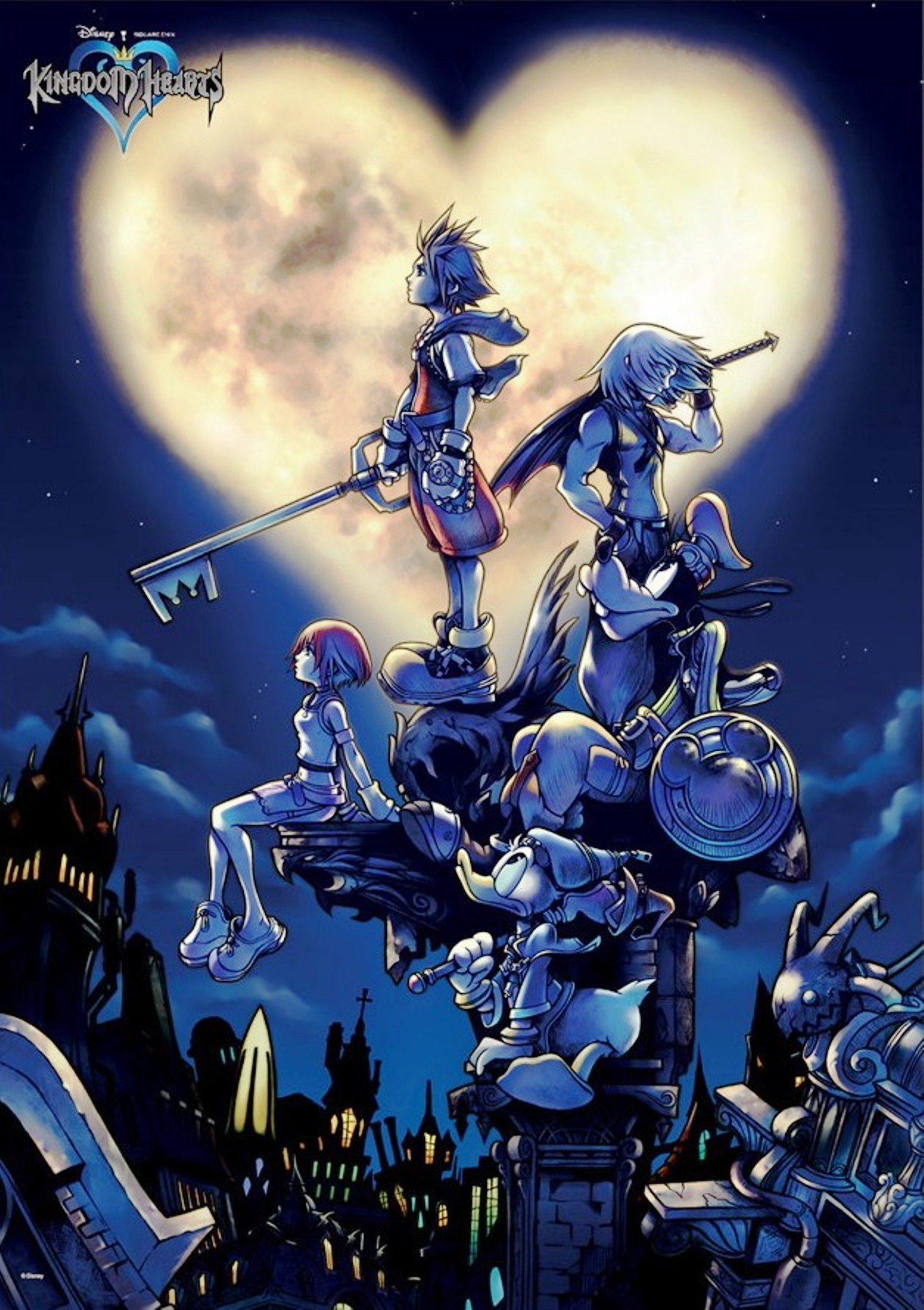 Amazon.co.jp: KINGDOM HEARTS ウォールスクロールポスター : ホーム 