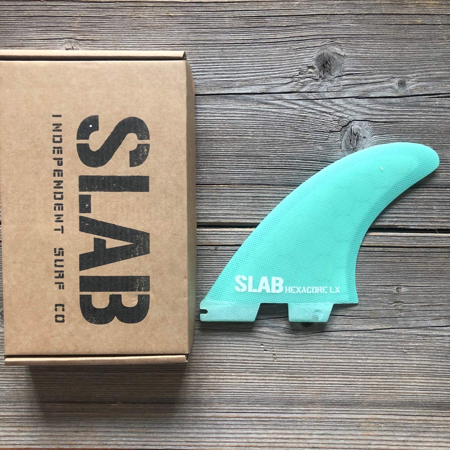 Slab-Surf Fins Thruster hexacore Water Green 2 tabs Clic