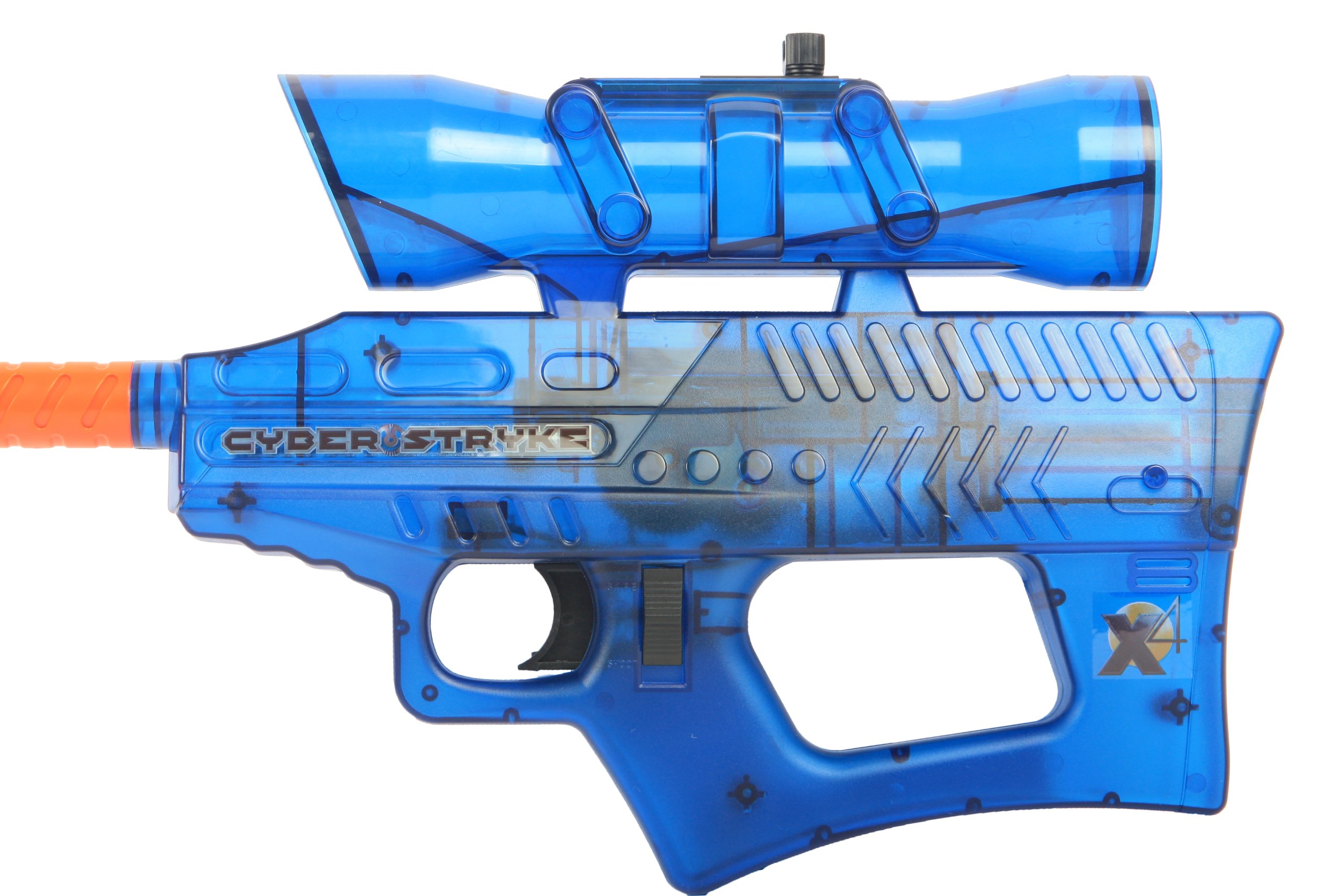 Cyber Stryke X4 Mini Electric Airsoft Gun, Blue