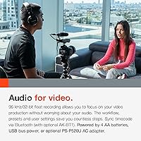 Vista 6 de TASCAM Grabadora de campo multipista Portacapture X8 de 32 bits y 8 canales