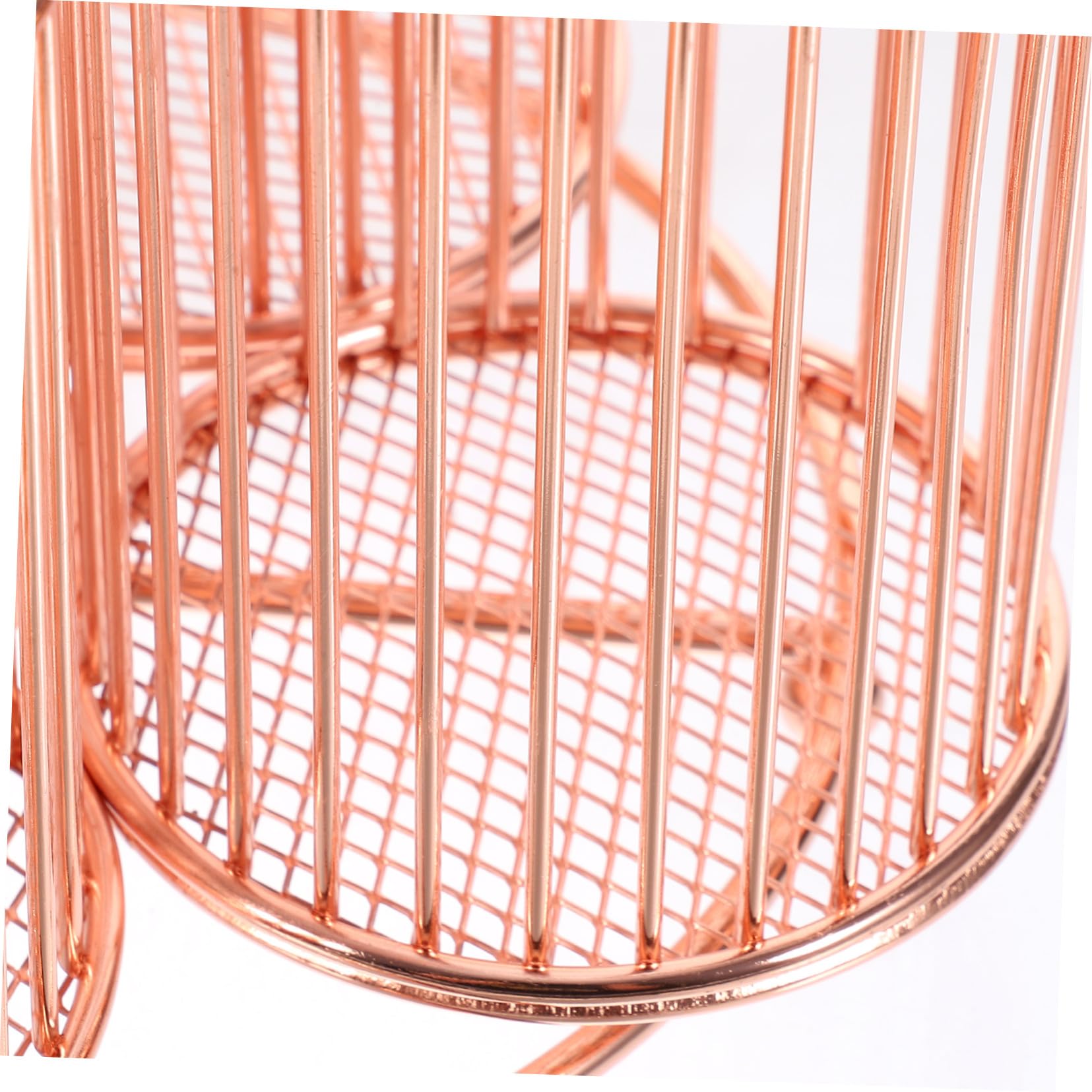 Hemobllo Portapenne Rotante in Metallo Resistente Organizer Scrivania con Scomparti per Cancelleria Cosmetici e Gioielli Design per Ufficio e Casa