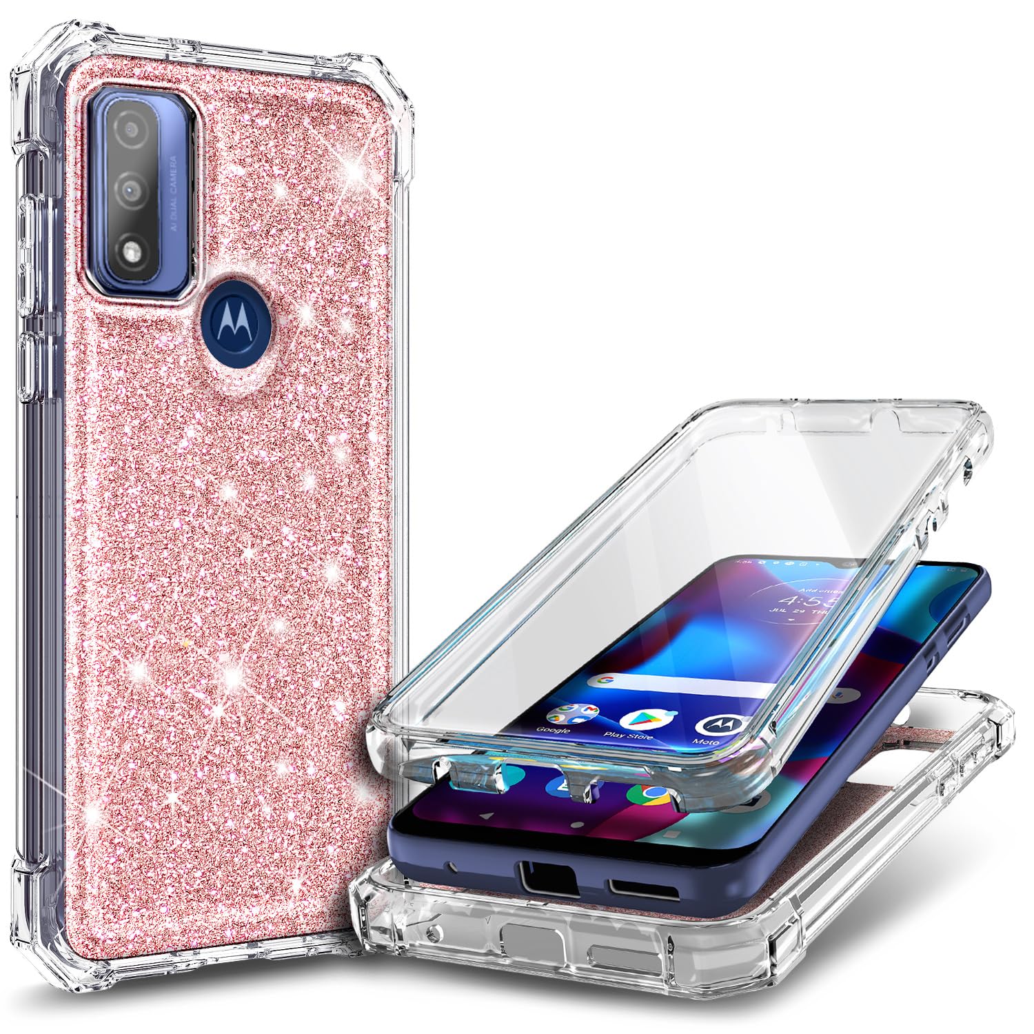 Bxgolkgd Progettato per Motorola Moto G Power 2024 6,7 pollici, sottile