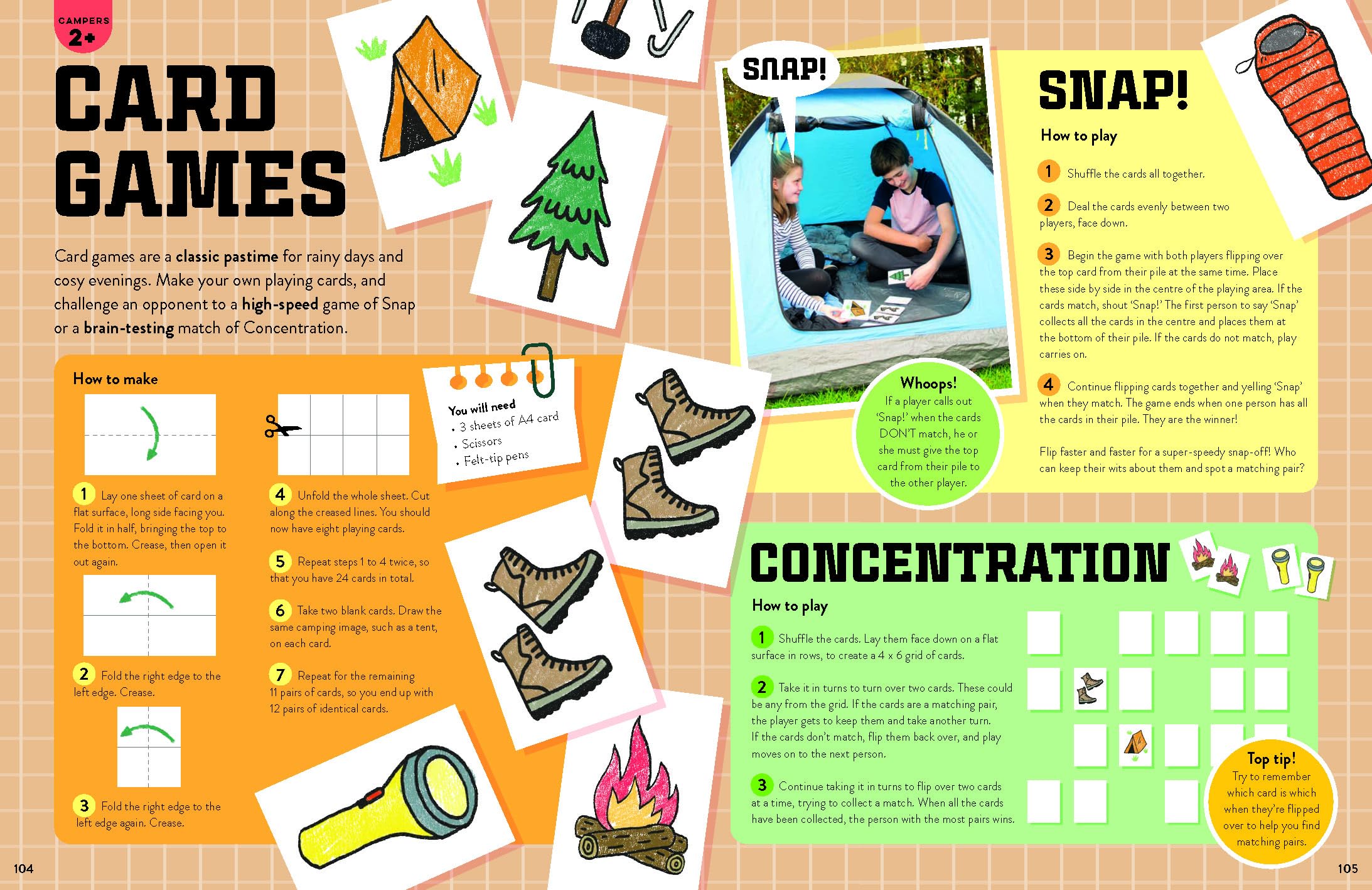 Create Your Own Camping Activities - anglais
