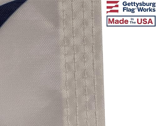 Miniatura 4 de Bandera de pesca de atún de 12 x 18 pulgadas, nailon duradero para todo tipo de clima con ojales para exteriores, fabricada en Estados Unidos