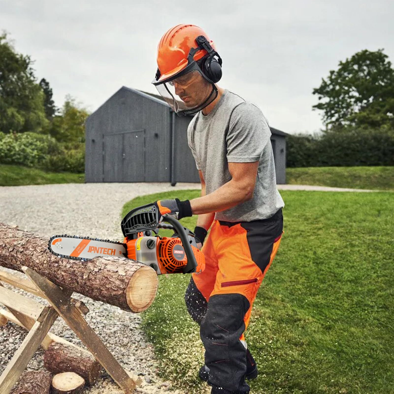25,4 CC górny uchwyt piła łańcuchowa gazowa 2 cykle ręczne bezprzewodowa przenośna benzyna piła łańcuchowa do cięcia drewna drzewa