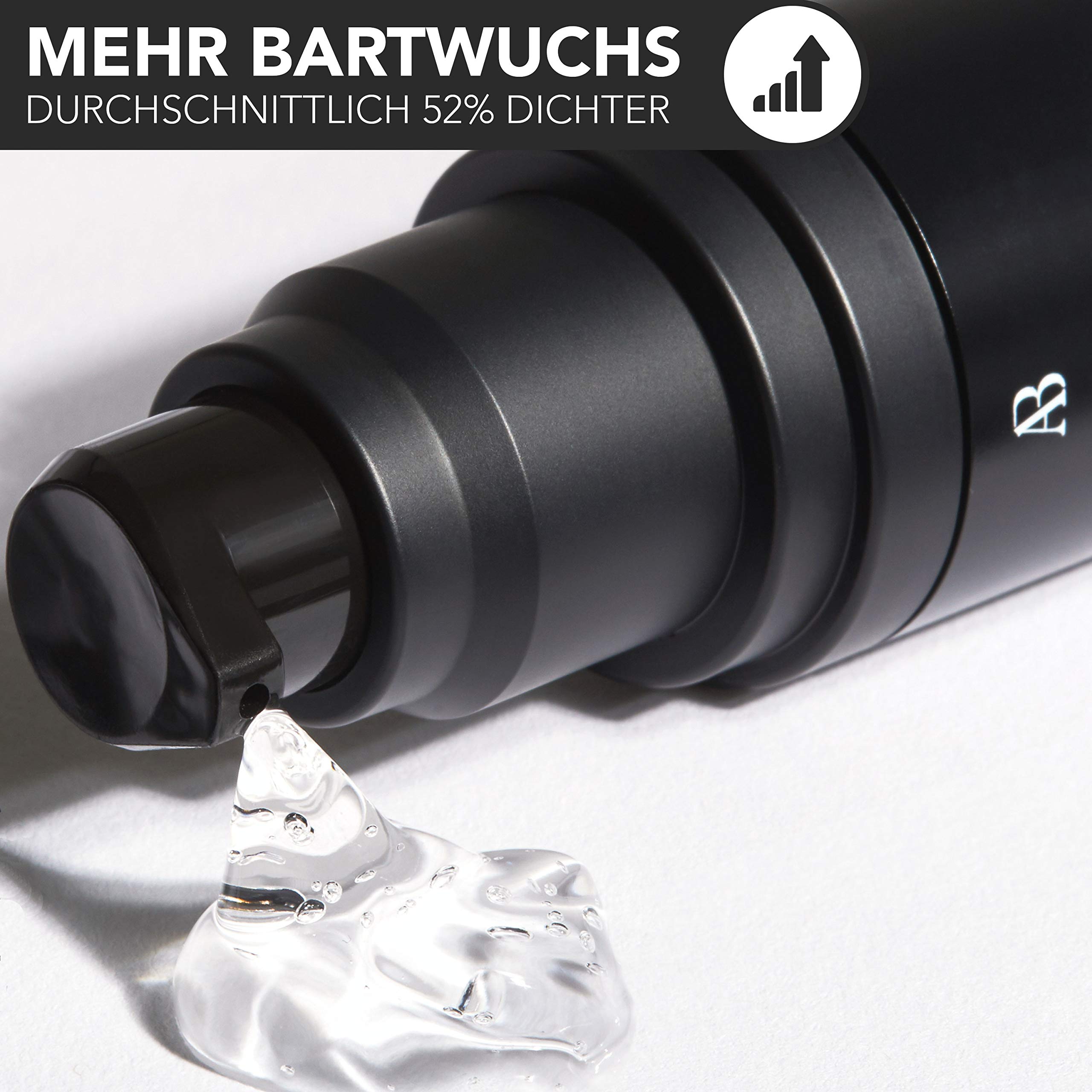 Anthony Brown® Bartwuchs Set für Männer | Beard Growth Kit mit Bartroller 0,5 mm, Bartwuchs Serum & Bartöl