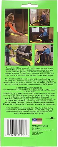 Miniatura 2 de TRISALES MARKETING Rodent Sheriff LLC RDS00012 - Sheriff roedor, 8 onzas, verde, 0.42 oz