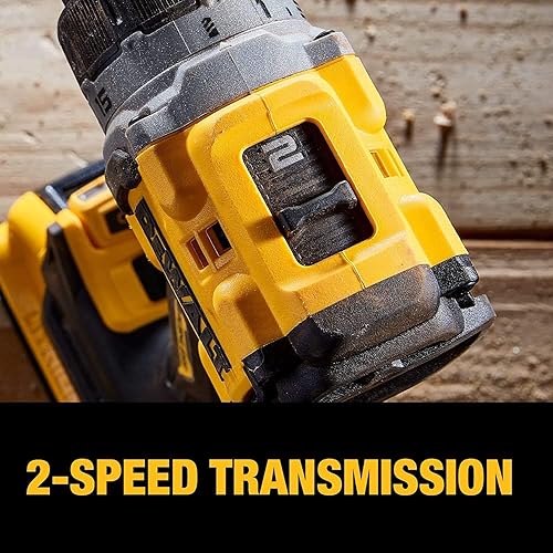 Miniatura 7 de DEWALT Kit de taladro/destornillador inalámbrico MAX XR de 20 V, sin escobillas, compacto, con 2 baterías y cargador (DCD800D2)