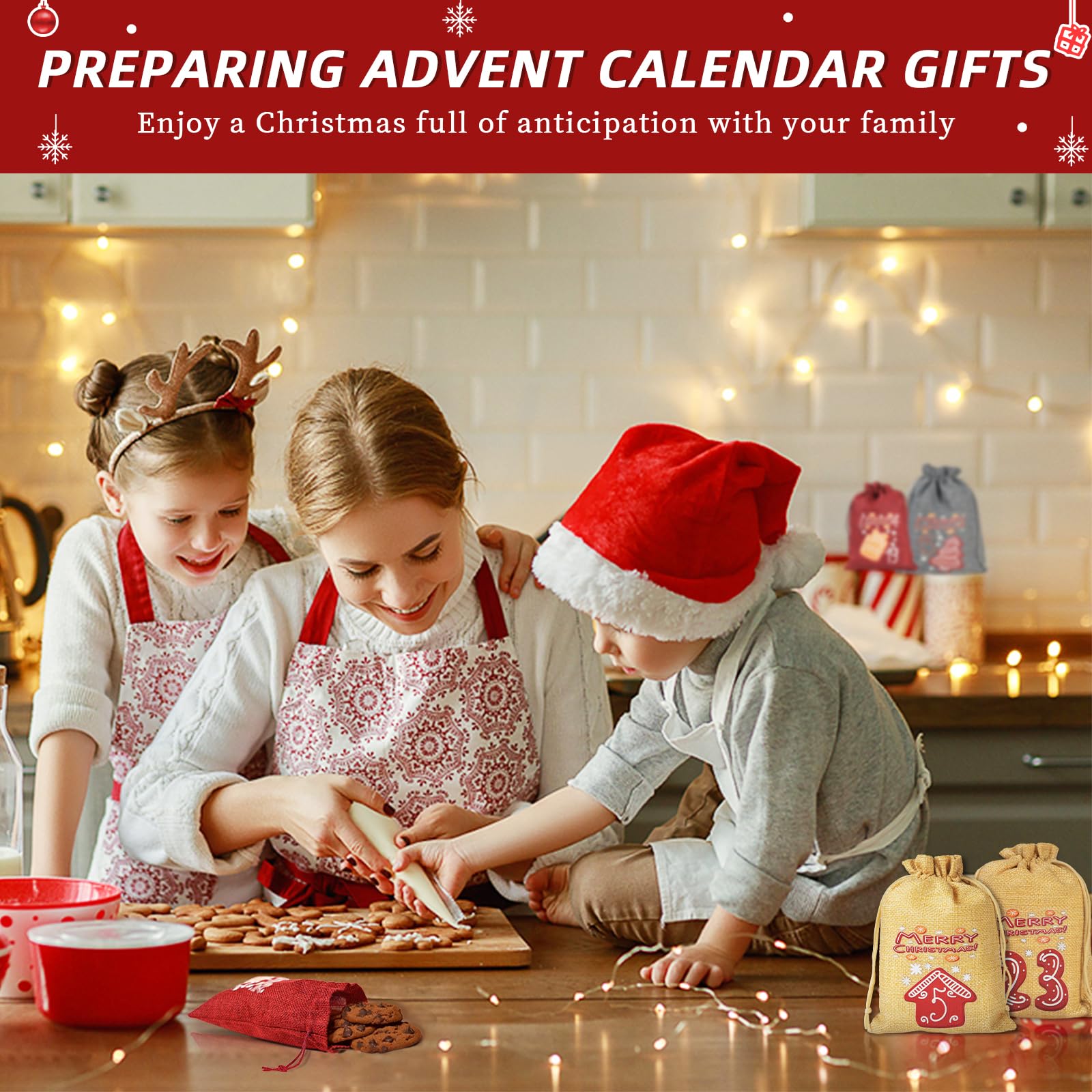 Zabatoco Calendrier de l'avent a Remplir Femme Homme Enfant