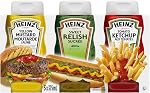 Heinz Tomato Ketchup, Sweet Relish & Yellow Mustard Variety Pack, 3 ct Pack (Pack of 4)