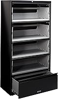 Vista 4 de Lorell LLR43513 Lima lateral con mangas enrollables, color negro