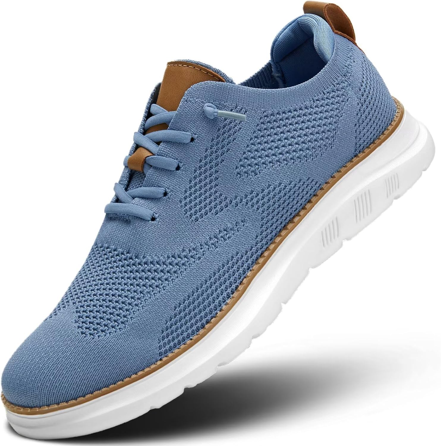 Mens Casual Dress Oxfords Shoes Fashion Mesh Business Walking Work Slip on Sneakers Comfortable Lightweight Soft Sole
