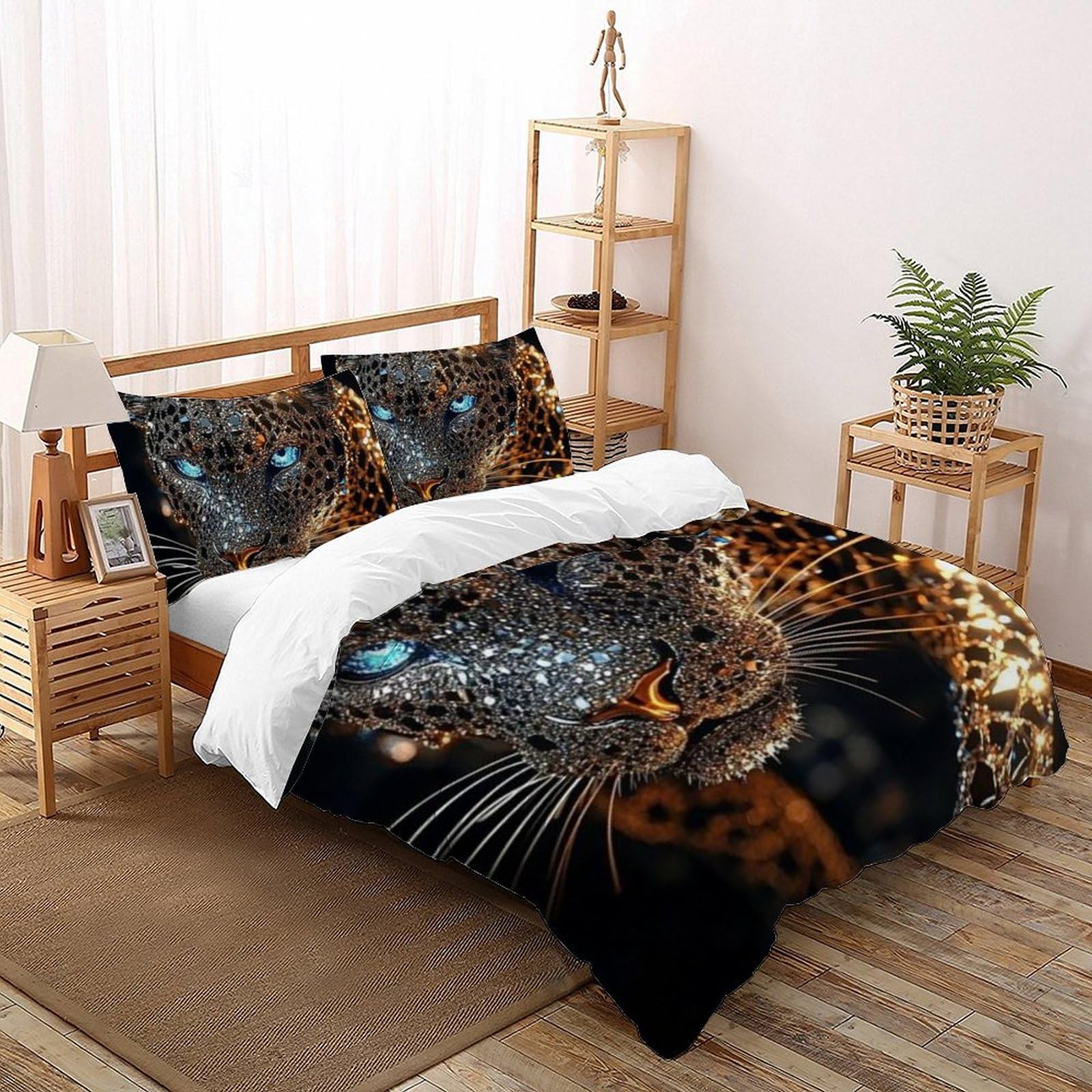 Literie microfibre guépard supérieure douce et résistante pour un confort absolu